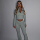 PRE-ORDER GYM GIRL ERA EXCLUSIVE Sage Sculpt jacket