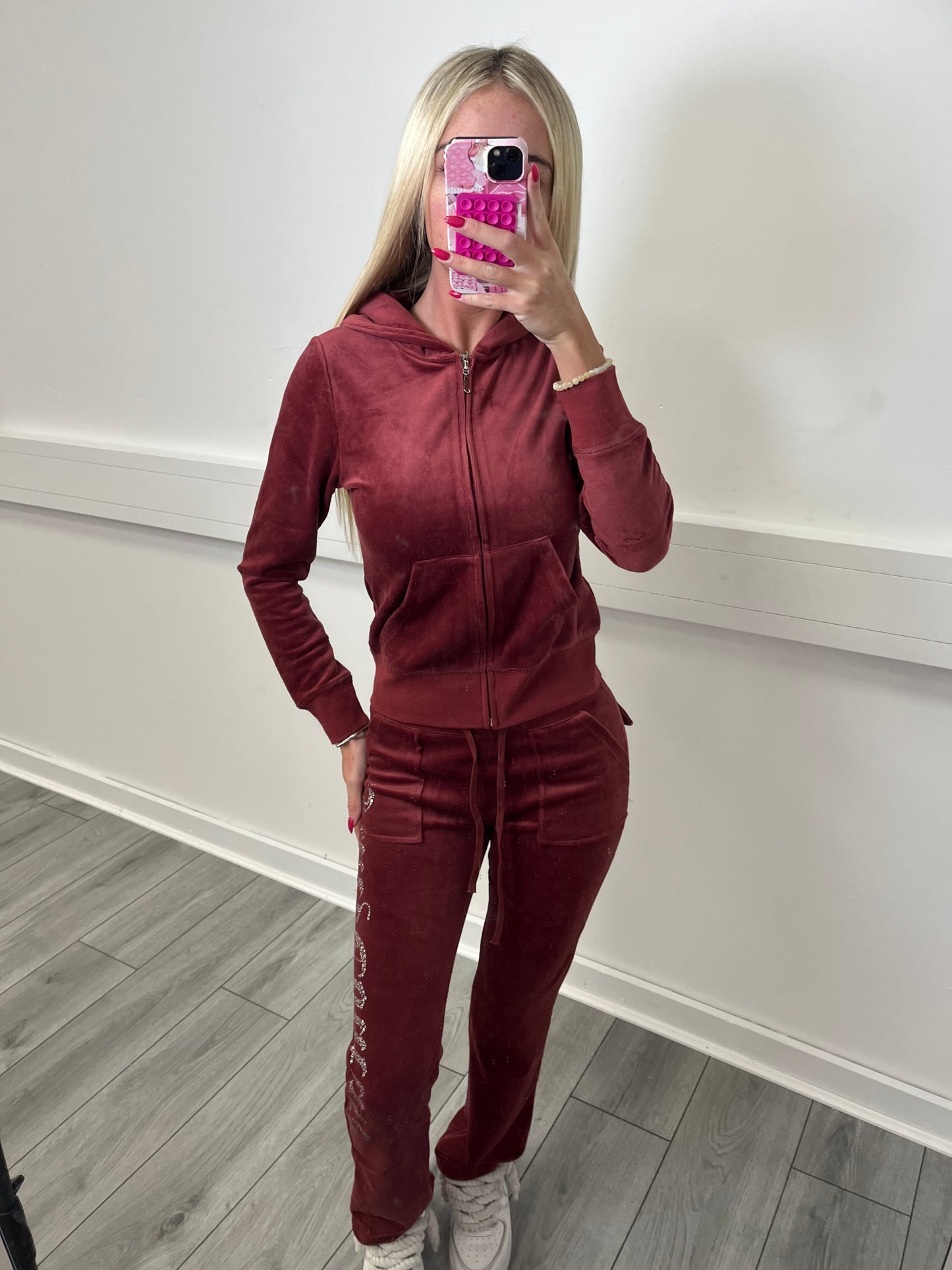 DECEMBER 1ST CHRISTMAS DEADLINE PRE-ORDER Juicy Velour Rhinestone tracksuit