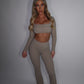 GYM GIRL ERA EXCLUSIVE Camel brown Sculpt flared bottoms
