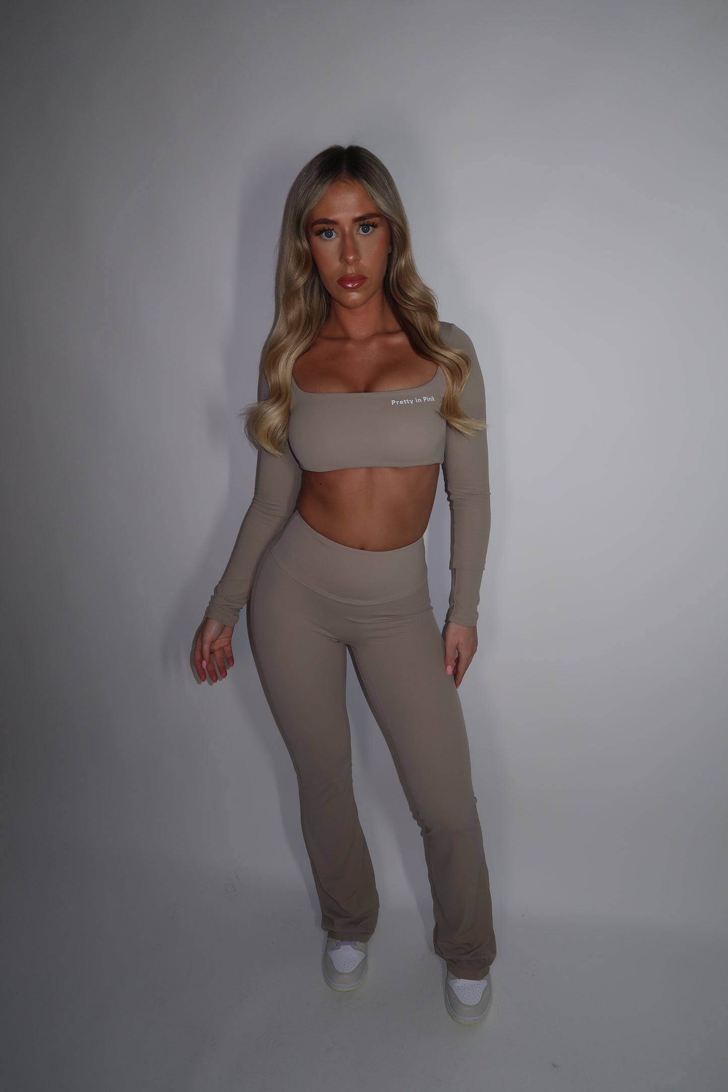 GYM GIRL ERA EXCLUSIVE Camel brown Sculpt flared bottoms