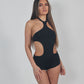 Elle black playsuit