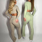 GYM GIRL ERA EXCLUSIVE Camel brown Sculpt flared bottoms