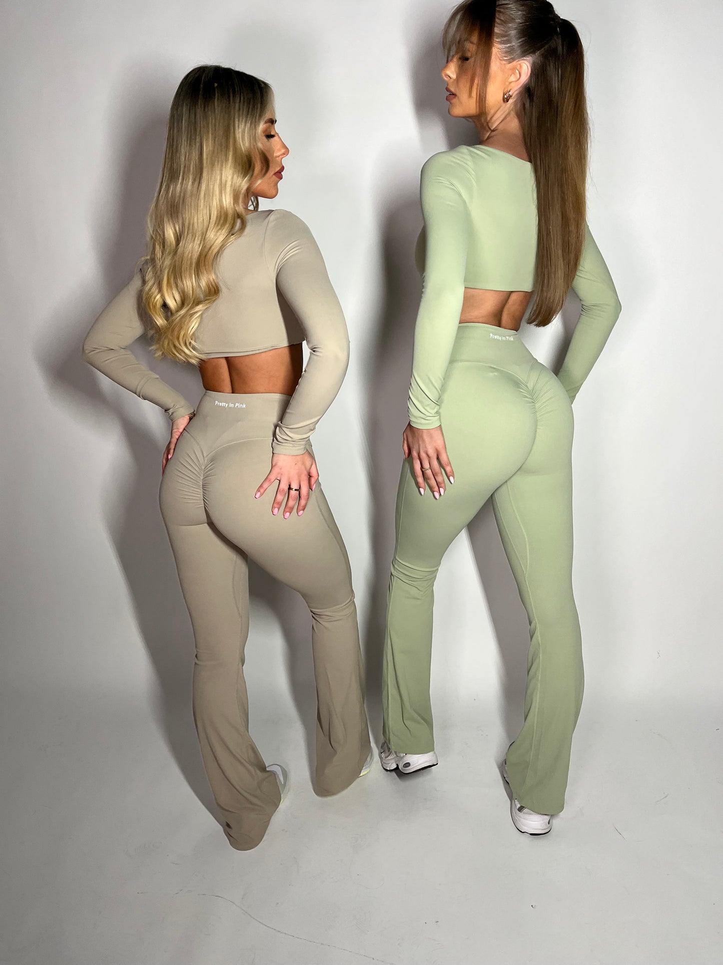 GYM GIRL ERA EXCLUSIVE Camel brown Sculpt flared bottoms