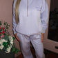 Lilac half zip sweatshirt