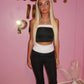 ‘Stassie’ black co-ord