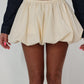 Ivory puff skirt