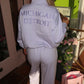Lilac half zip sweatshirt