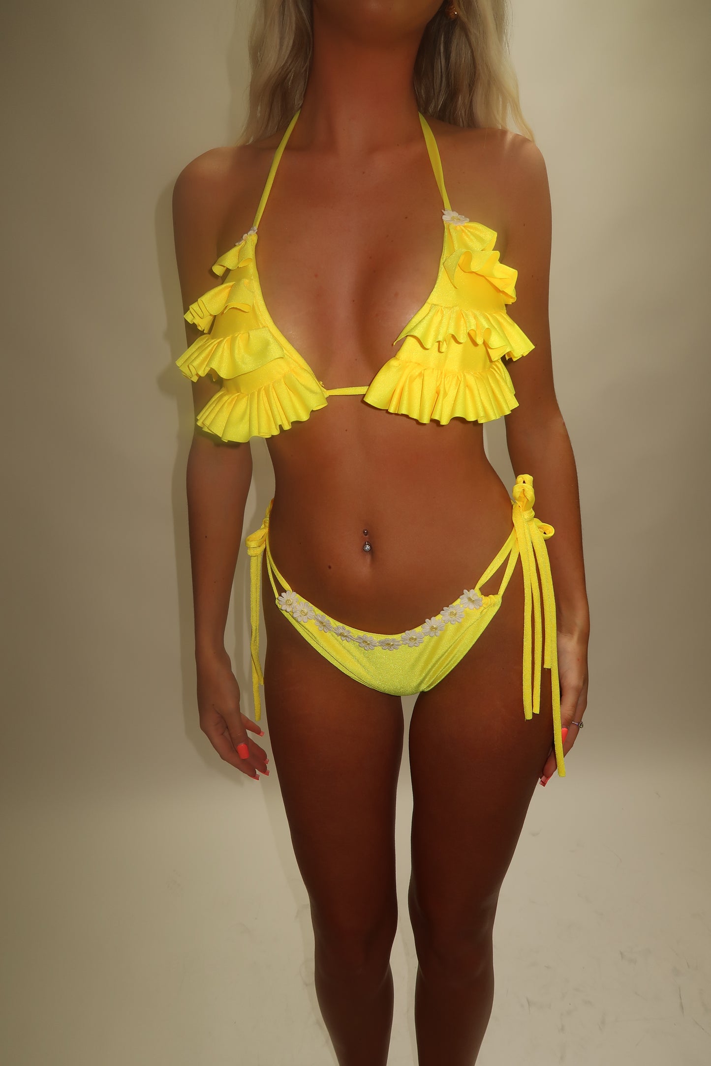 LIMITED EDITION HAND MADE AND DESIGNED IN HOUSE: ‘Daisy’ Bikini