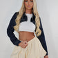 Ivory puff skirt