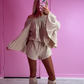 Taupe long sleeve playsuit