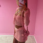 Pink Jazmin multi-way three piece