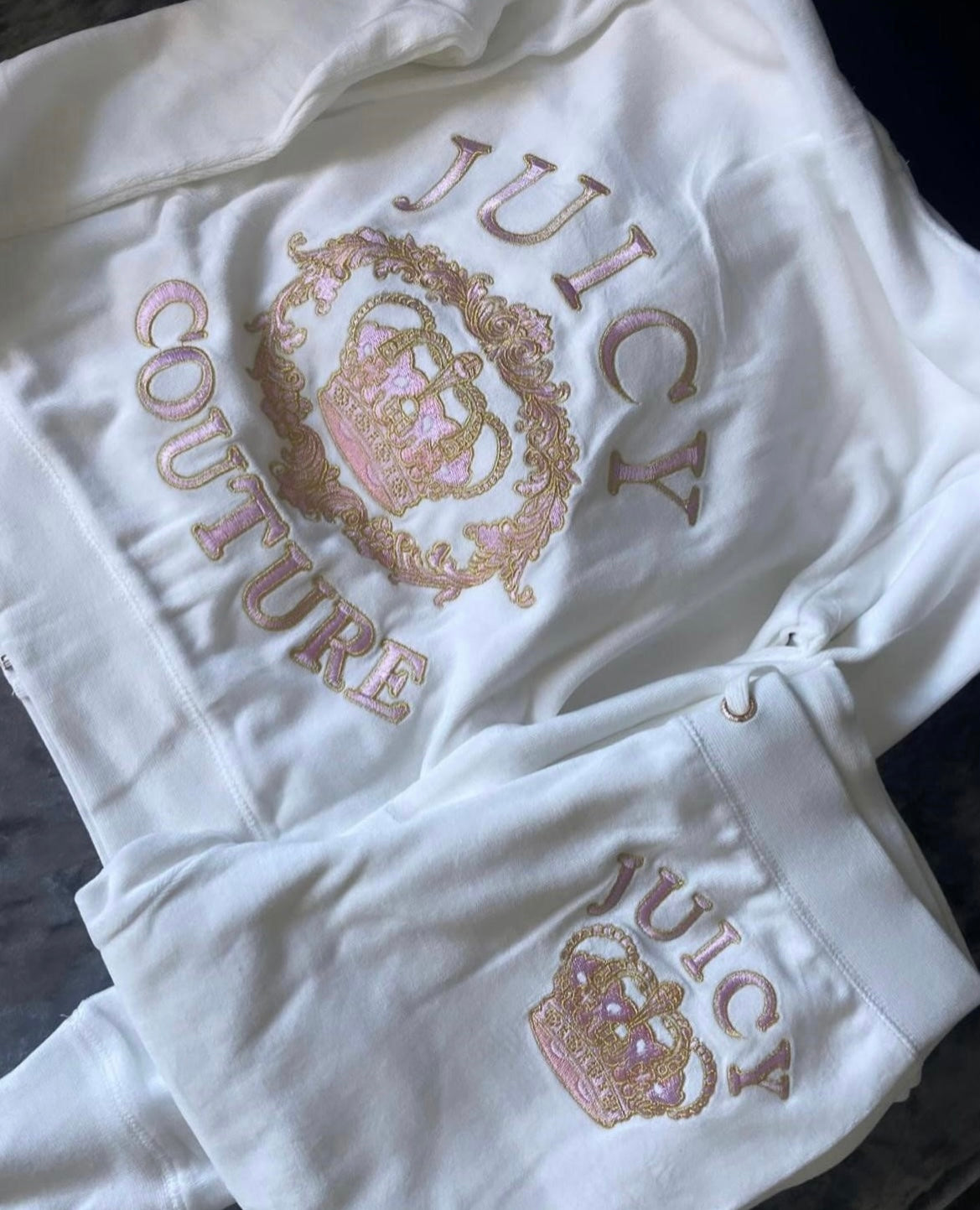 PRE-ORDER Juicy Velour Rhinestone tracksuit