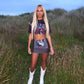 ‘Carnival’ reworked top and skirt set