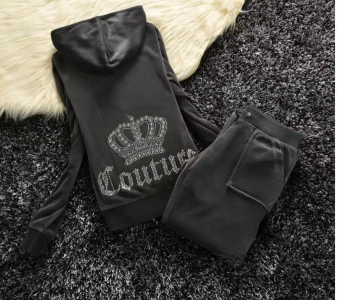 PRE-ORDER Juicy Velour Rhinestone tracksuit