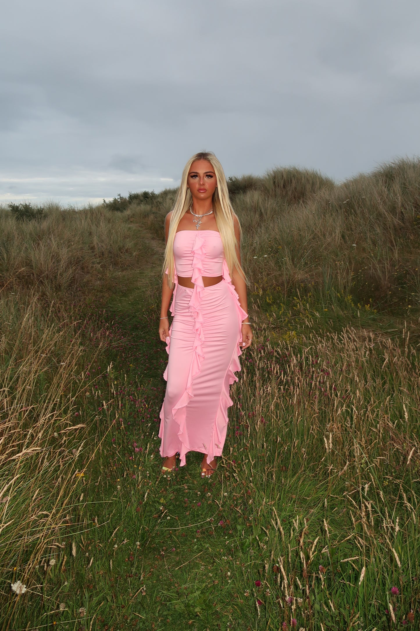 ‘Aria’ top and skirt