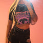 Black Diamanté cover up top