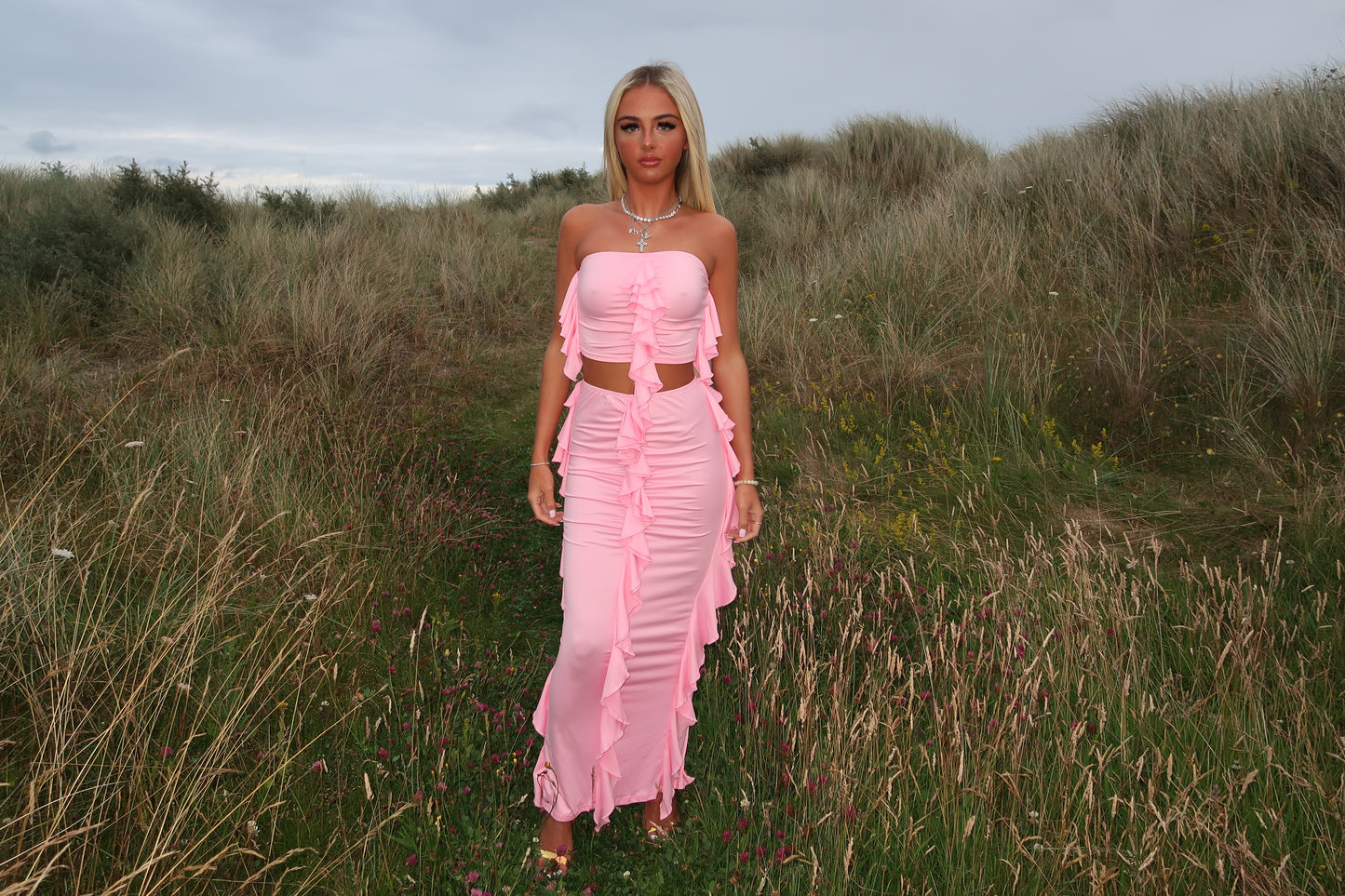 ‘Aria’ top and skirt
