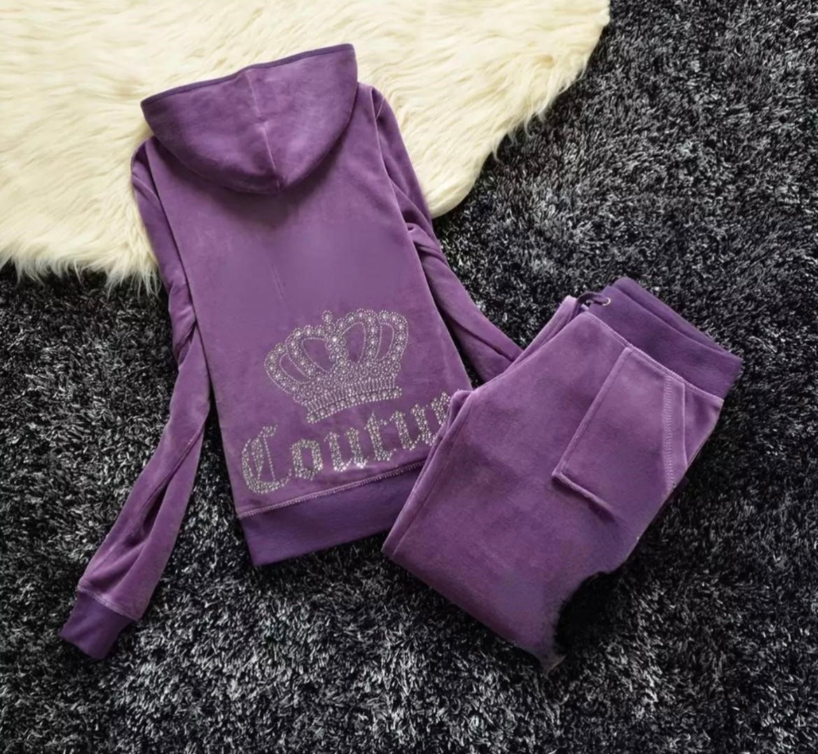 PRE-ORDER Juicy Velour Rhinestone tracksuit
