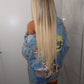 ‘Kiss’ Statement denim jacket