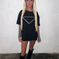 ‘Dash’ diamanté sleeve T-Shirt