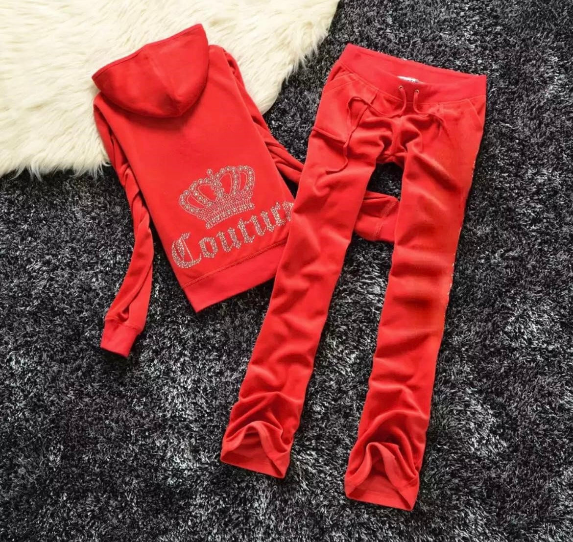 PRE-ORDER Juicy Velour Rhinestone tracksuit