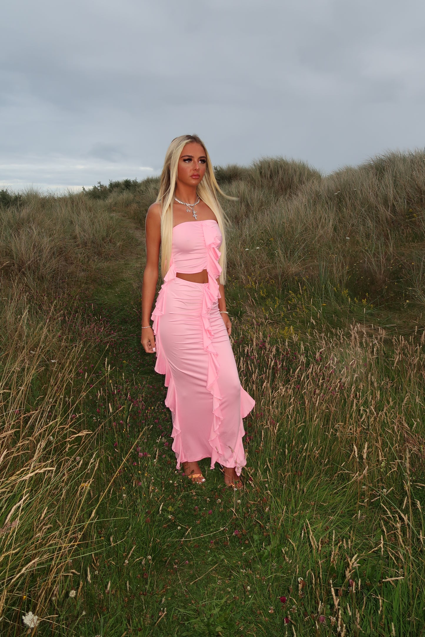 ‘Aria’ top and skirt