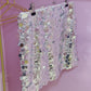 Disc silver sequins skirt