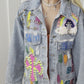 ‘Kiss’ Statement denim jacket
