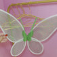 Green fairy wings