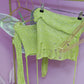 Green fairy wings