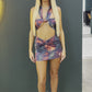 ‘Galaxy’ multi-way top and skirt set