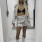 ‘Kehlani’ jacket and skirt set