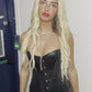 Pvc black corset